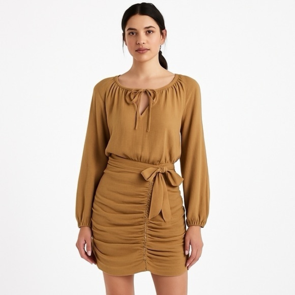 NWT FREE PEOPLE The Only‎ One Mini Dress Womens Small in Bronze